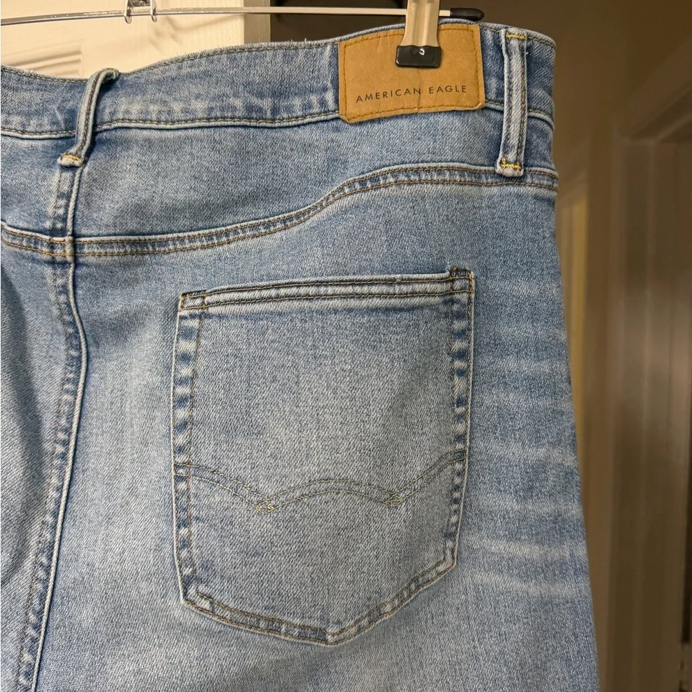 American Eagle Outfitters Men’s AE AirFlex+ Skinny Jeans 36x30 Blue High Stretch